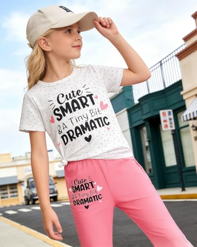Image of OLMRJKD Kid Toddler Girl Clothes Outfits Short Sleeve Butterfly Top Flared Leg Pants Summer Clothing Set