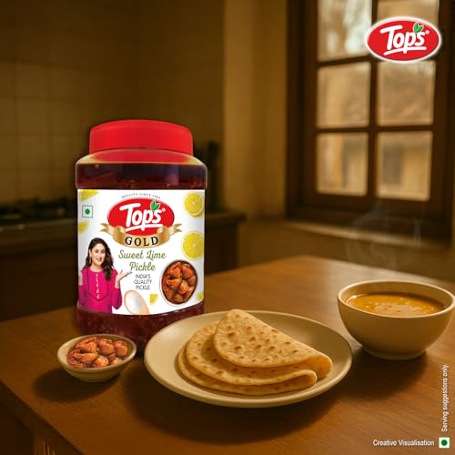 Image of TOPS Gold Pickle Sweet Lime- 950 gm | Prepared from tangy Sweet Limes. (Pack of 3)