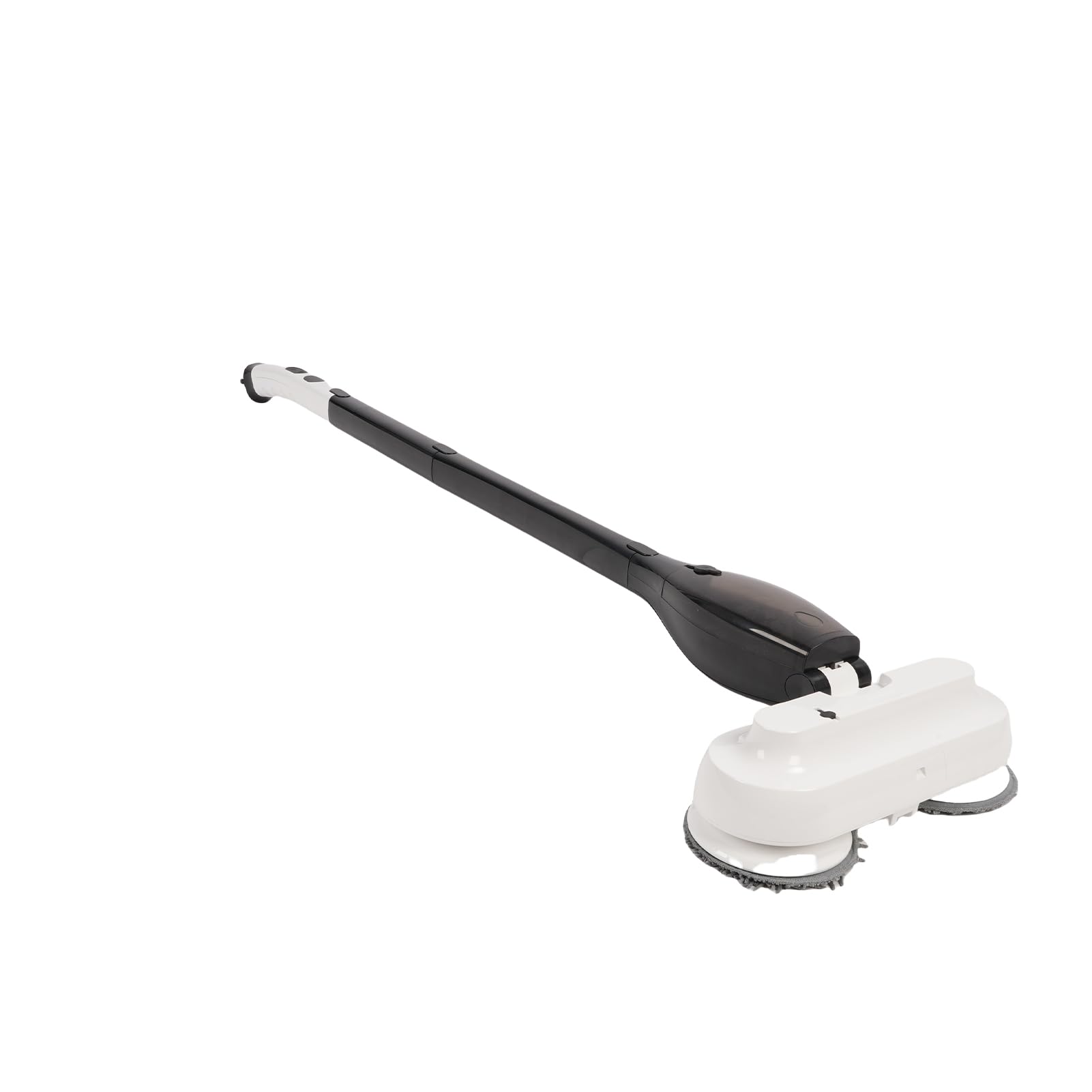 ZJchao Lavapavimenti Elettrico Spin Scrubber Spray Detergente per Mop Spazzola 2 in 1 Testine in Tessuto 260 Giri/min Serbatoio da 800 Ml 4000 MAh Autonomia di 50 Minuti Maniglia
