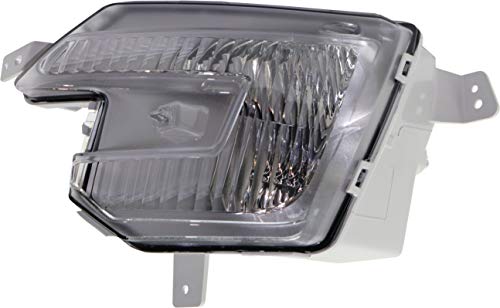 Evan-Fischer Front Fog Light Compatible with 2016-2018 Ford Explorer/Police Interceptor Utility Assembly Halogen Driver Side