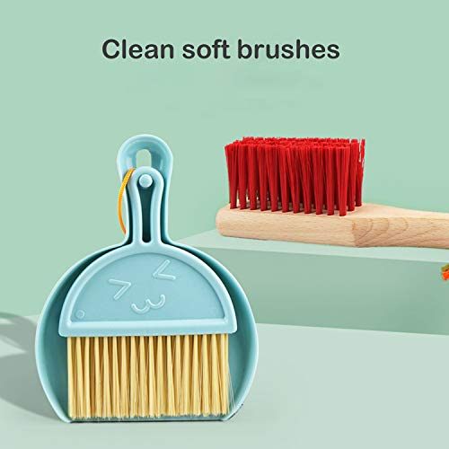 image for Gemileo Kids Clean Set 7 Piece Wooden Detachable Cleaning Toys Houseke