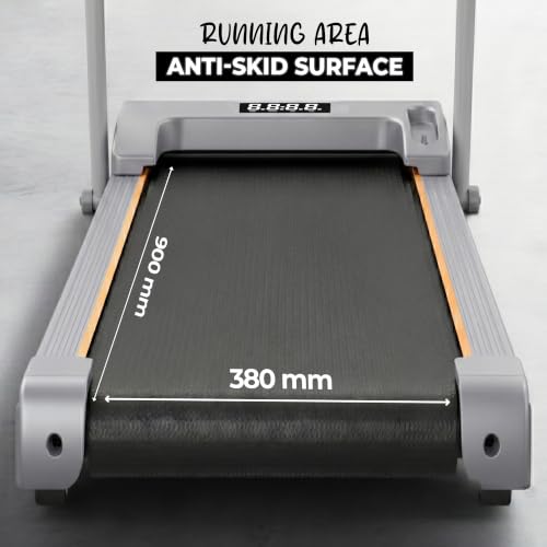 Image of Durafit91 Dash 2.5HP Peak BLDC Motor Walkpad Treadmill with Remote Control | 100 kg User Capacity Walking Pad| 8 km /h Max Speed | LED Display with Under-Desk Design | Home Use | Grey