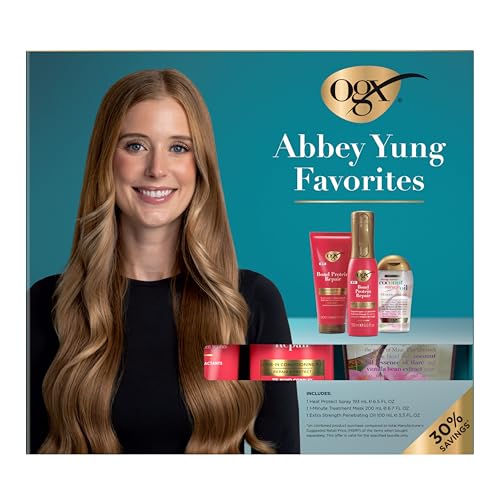 OGX Abbey Yung Favorites Set includes Bond Protein Repair 450°F H...