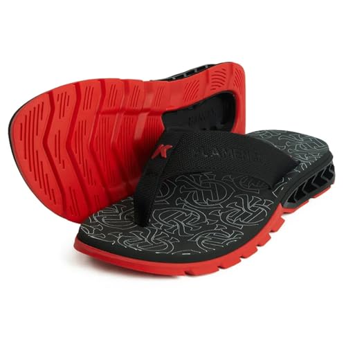 Chinelo Kenner Original Rakka Flamengo Sandália DTK03 Cor:Preto;Tamanho:38