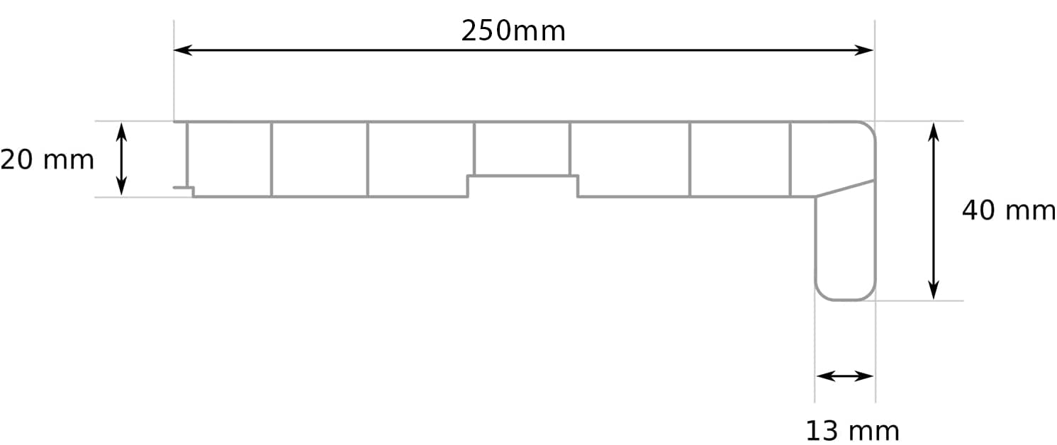 Vensterbank, pvc-kunststof, 25 x 60 cm, grafiet, vensterbank, voor binnen, woonkamer en decoratie, per meter Vensterbank, pvc-kunststof, 25 x 60 cm, grafiet, vensterbank, voor binnen, woonkamer en decoratie, per meter