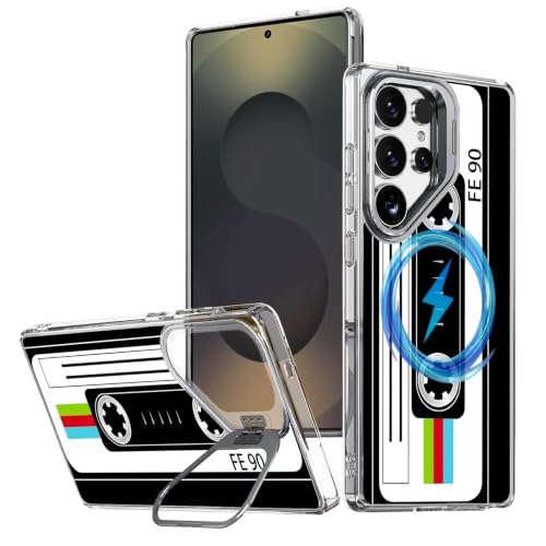 Finis les chocs sur Galaxy S25 Ultra avec la coque Ecute béquille anneau et design cassette rétro