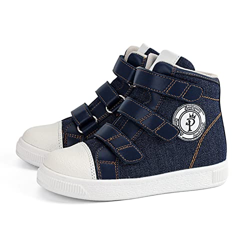 Zapatos ortopédicos para niños y jóvenes, Botas de Tela Vaquera con Soporte para el Arco y el Tobillo, Suelas Antideslizantes, corrigen los pies Planos y el valgo/varo de los niños