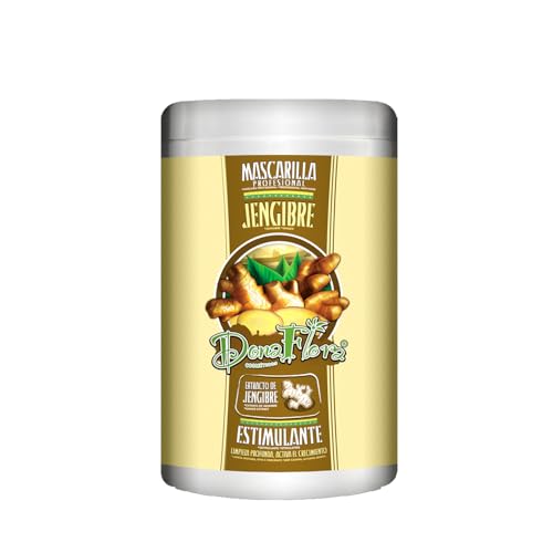 Dona Flora - Mascarilla Estimulante de Jengibre - Fortalece y Revitaliza - Hidratación Profunda - Mejora Circulación del Cuero Cabelludo - 1000ml