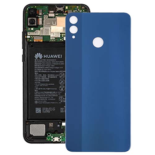 Coque arrière de remplacement Honor 8X bleue pour réparer un téléphone cassé