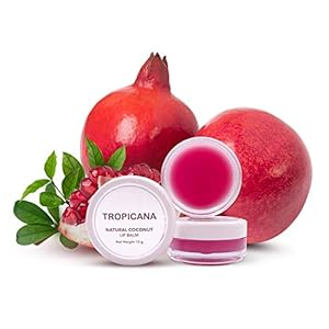 Tropicana Oil – Bálsamo labial con granada Joyful 2 x 10 g, aceite de coco, cosmética natural, cuidado de los labios con…