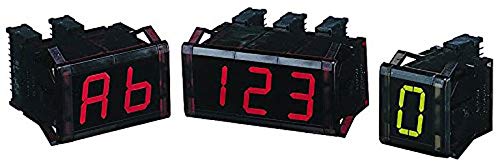 DS40-RE, Display, W22.4 X H40mm LED, Red, 7-Segment, Expansion Unit, 12-24 VDC