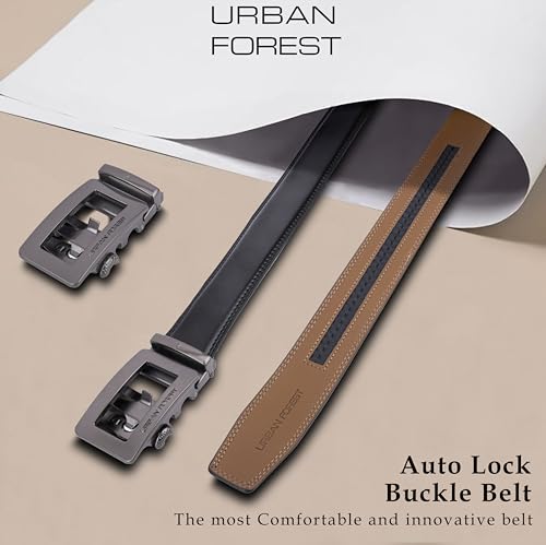 Image of URBAN FOREST Rolf Formal Leather Belt for Men