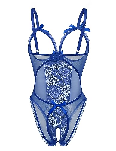 Image of Avidlove Women One Piece Lingerie Sexy Lace Babydoll Mini Bodysuit