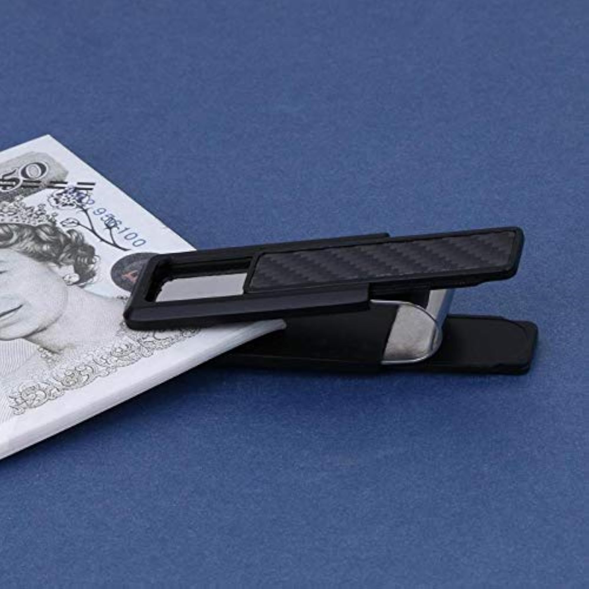 Women's Alloy Money Clip, Black Color