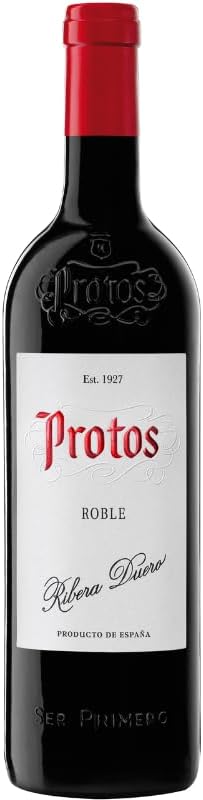 Protos Roble, Tempranillo, Estuche Vino Tinto, Ribera del Duero, 2 botellas 75cl, El embalaje puede variar Estuche 2 Botellas 75cl