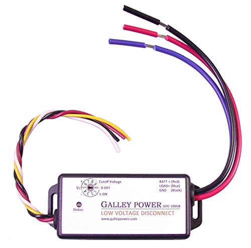 Waterproof 20A Low Voltage Disconnect w/Remote ON/Off and Alarm, 12V/24V Auto Detect