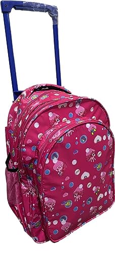 Image of Da Tasche Unisex Water Resistant 2-Wheel Kids Trolley School Bag