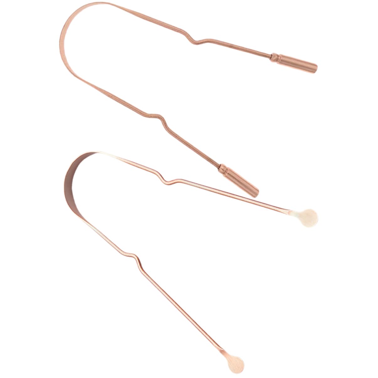 minkissy 6 Pz Raschietto Per Lingua Strumenti Per La Pulizia Della Casa Pulisci Lingua Per Rinfrescare L'alito Raschietti Per La Pulizia Spatole Domestiche Mancare Rame Adulto Più Pulito