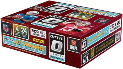 2023 Panini Donruss Optic Football Sealed Retail Box with 24 Packs