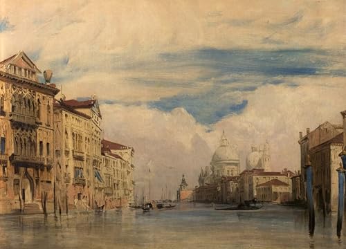 Arts Affiche Artistique le Grand Canal de Venise pour Sublimer la Décoration du Salon Cosy