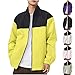 Cambkatl Men's Stand Collar Hiking Jackets - Fashion Color Block Zip Up Casual Long Sleeve Sports Coat Outerwear with Pockets