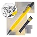 Rite in the Rain Weatherproof Mechanical Pencil, Yellow Barrel, 1.3mm Dark Lead, 12 lead refills (No. YE15)