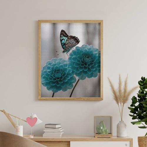 Kit canevas diamant 5D fleur idée cadeau décoration maison - 5