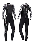neoprenanzug triathlon damen 🏄【Premium-Material】3mm SCR Neopren material bietet die Wärme und den Sonnenschutz, die für Wassersportarten erforderlich sind. Die Nylonoberfläche ist 4-Wege-Stretch, abriebfest und hautfreundlich.