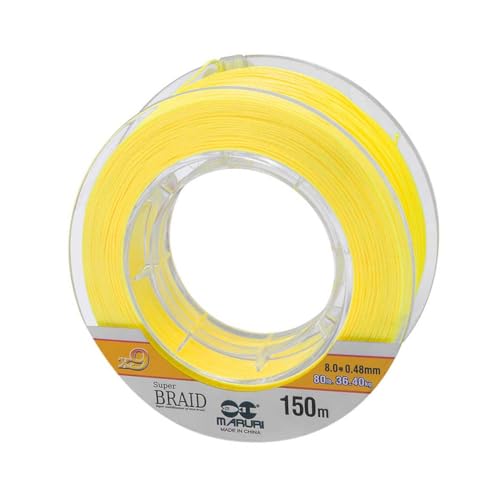 MARURI, LINHA DE PESCA MULTIFILAMENTO MARURI VICTORIA 9X AMARELA - 0.70MM - 125LB/56,8KG - 150M