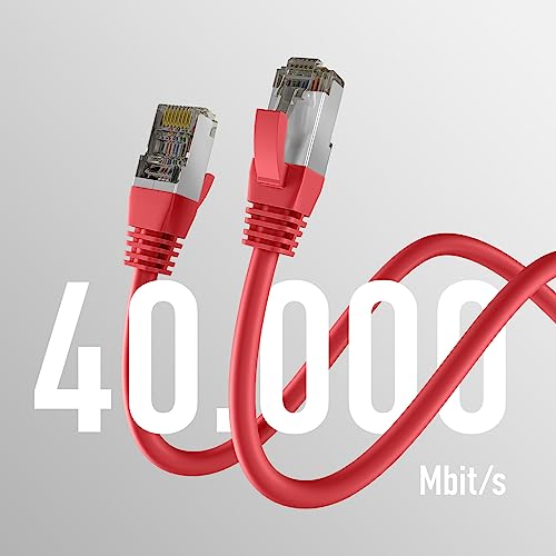 EFB-Elektronik Cat8.1 RJ45 Patch Cable S/FTP PIMF Red 10 m - Image 2