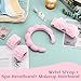 ATROCH Spa Headband & Wristband Set for Women – Puffy Sponge Makeup Headband for Washing Face, Skincare Hairband, Cute Presents for Teenage Girls and Trendy Teen Girl Gifts