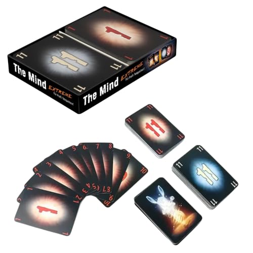Image of Tickles The Mind Extreme Card Game - Advanced Edition of The Mind | Fast-Paced Cooperative Fun Strategy Game for Adults & Kids (Ages: 8+ Years, Players: 2-4)
