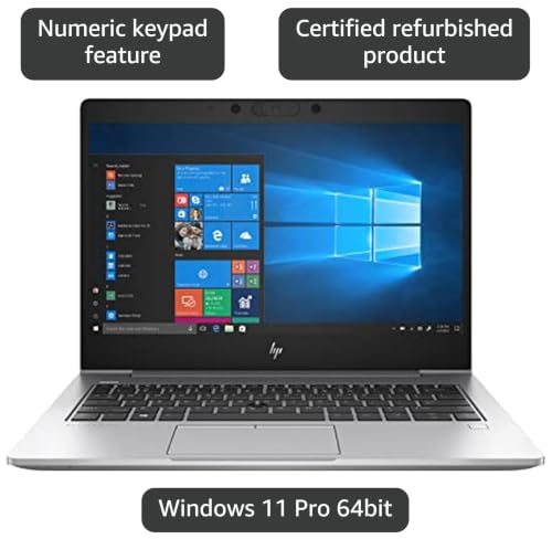 Image of HP 830 G6 13.3 inch FHD Intel Core i5-8365U 1.6GHz, 16GB RAM, 256GB SSD, Windows 11 Pro 64Bit, CAM (Renewed)