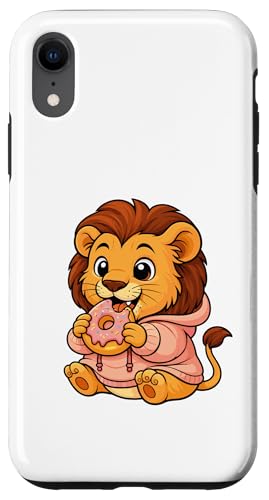 ���C�I�� �H�ׂ� �h�[�i�c �O���t�B�b�N ���C�I�� �J���C�C �A�j�� �X�}�z�P�[�X iPhone XR �p