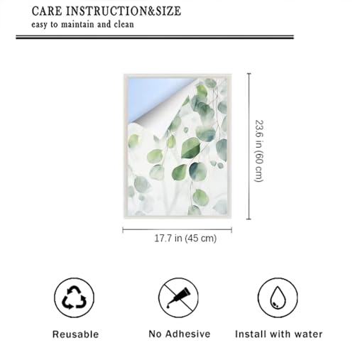 Vinilo decorativo para ventana de privacidad Dunmat 17.7x23.6 pulg miniatura 2