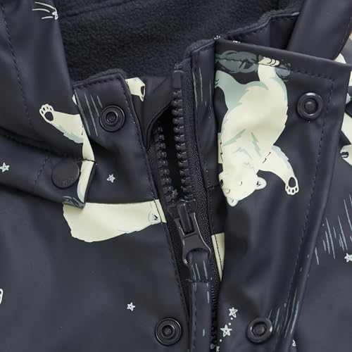 CeLaVi Kids Rain and Snow Suit for Boys Girls with Detachable Hood, Waterproof Raincoat and Pants - Ideal for Rain and Snow3