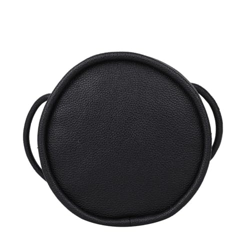 Sac à main rond noir femme tendance et élégant avec bandoulière