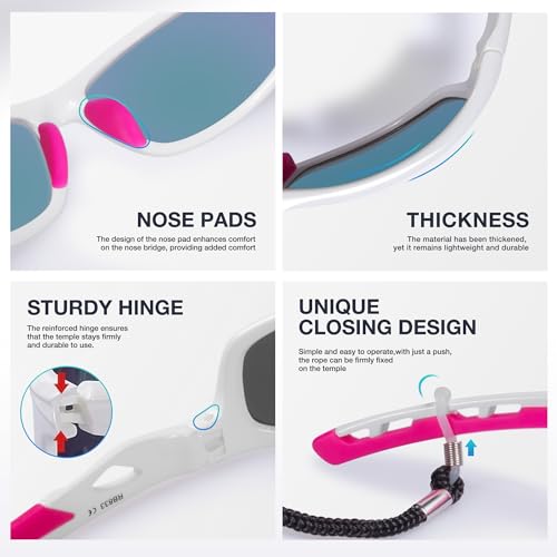 Image of RIVBOS Sunglasses for Men Women Polarized UV Protection Sports Fishing Driving Shades Cycling RB833