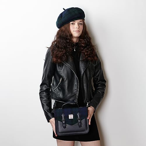 Image of Islander The Calton Satchel - Ladies Satchel With HARRIS TWEED - Small and Medium