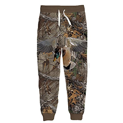 Pantalon de survêtement avec impression 3D résistante et coupe ample 4XL E - 2