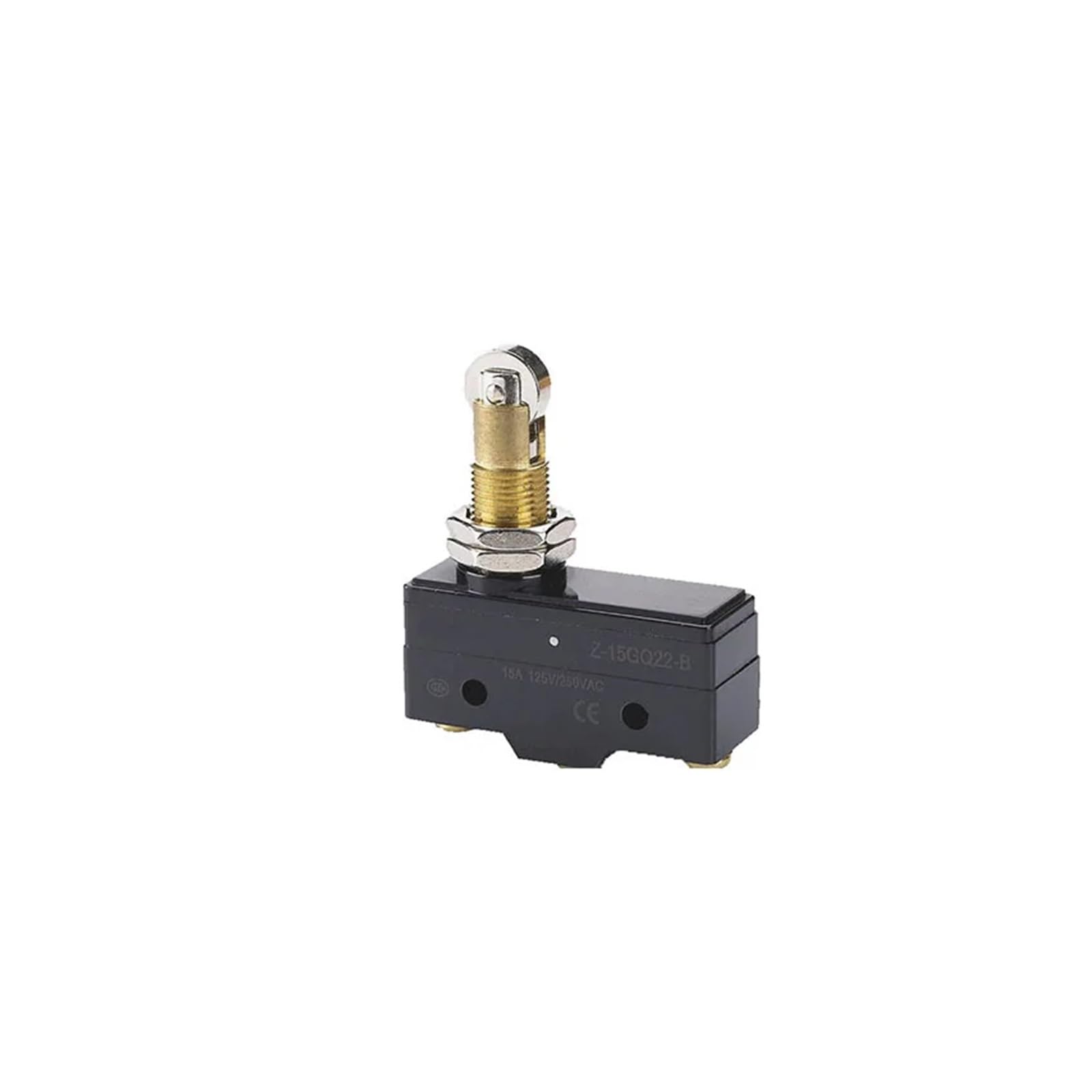 Micro-interrupteur à bouton-poussoir à galet Z-15GQ22-B pour montage sur panneau