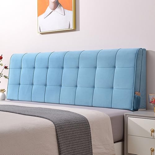 Funda para cabecero de Cama, Funda elástica de Terciopelo holandés, Funda Protectora para cabecero de Cama a Prueba de Polvo y Lavable, Funda para cabecero tamaño King para decoración de ca