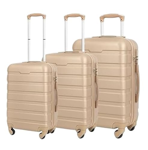 Carry On Luggages Suitcase Suitcase Sets Hardside with Double Spinner 3 Piece Travel Luggage Set Lightweight Suitcase Luggage Suitcases (C-20+24+28in
