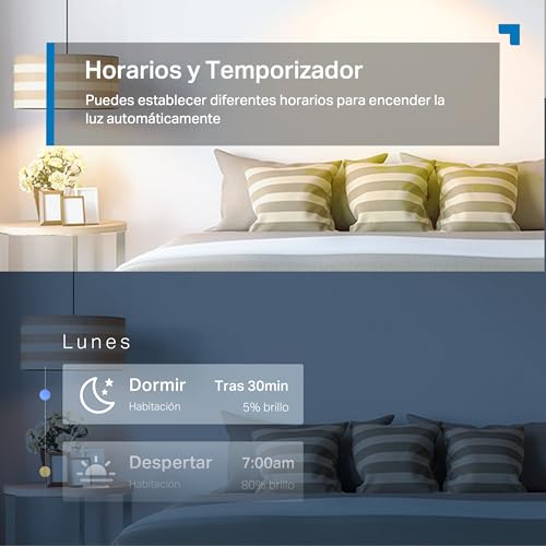 Tapo L530E – Bombilla LED inteligente Wi-Fi, multicolor, regulable, casquillo E27, 8.3W, 806 lúmenes, compatible con Alexa y Google Home, paquete de 2 (paquete de 1) 5 Tapo L530e – Bombilla Led Inteligente Wi-Fi, Multicolor, Regulable, Casquillo E27, 8.3w, 806 Lúmenes, Compatible Con Alexa Y Google Home, Paquete De 2 (Paquete De 1)