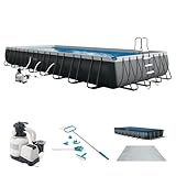 INTEX 26373EH Ultra XTR 32ft x 16ft x 52in Above Ground Swimming...