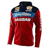 Troy Lee Designs GASGAS Team 2021 Pit Jacket Motorcycle Motocross Powersports Zip Up Hooded Jacket...