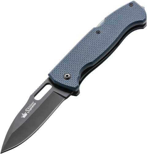Kizlyar KK0110 Ute 440C Russian Made Titanium Tactical Knife, Grey