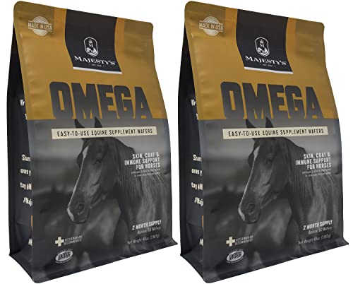 Majesty's Omega Wafers for horses - Skin, Coat & Immune Support