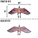 WindNSun DinoSoars Nylon Dinosaur Nylon Kite, Pterodactyl, 64 Inches Wide