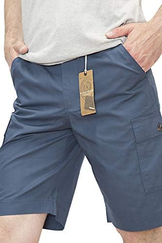 SEA BARRIER Bermuda Pantalone Corto Uomo Art Marea Tela Jeans Elastico  Cotone lencicol Pantaloncini sportivi Moda